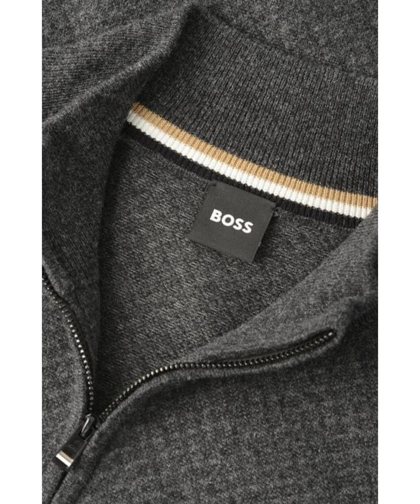 Hugo Boss Mens H-eltorino Half Zip Knitwear - Size Large